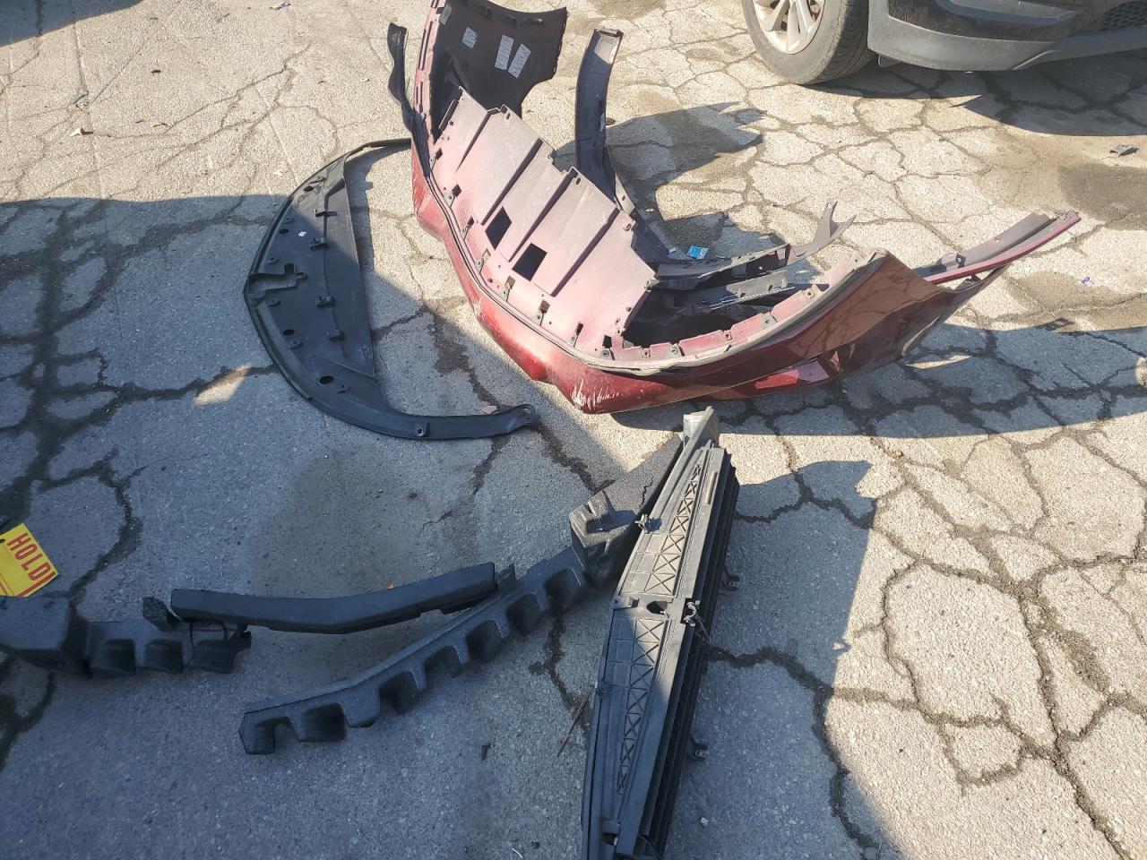 2016 Chevrolet Impala VIN 2G1105SA9G9187156 Copart auction photo, front end / rejected repair damage thumbnail 12