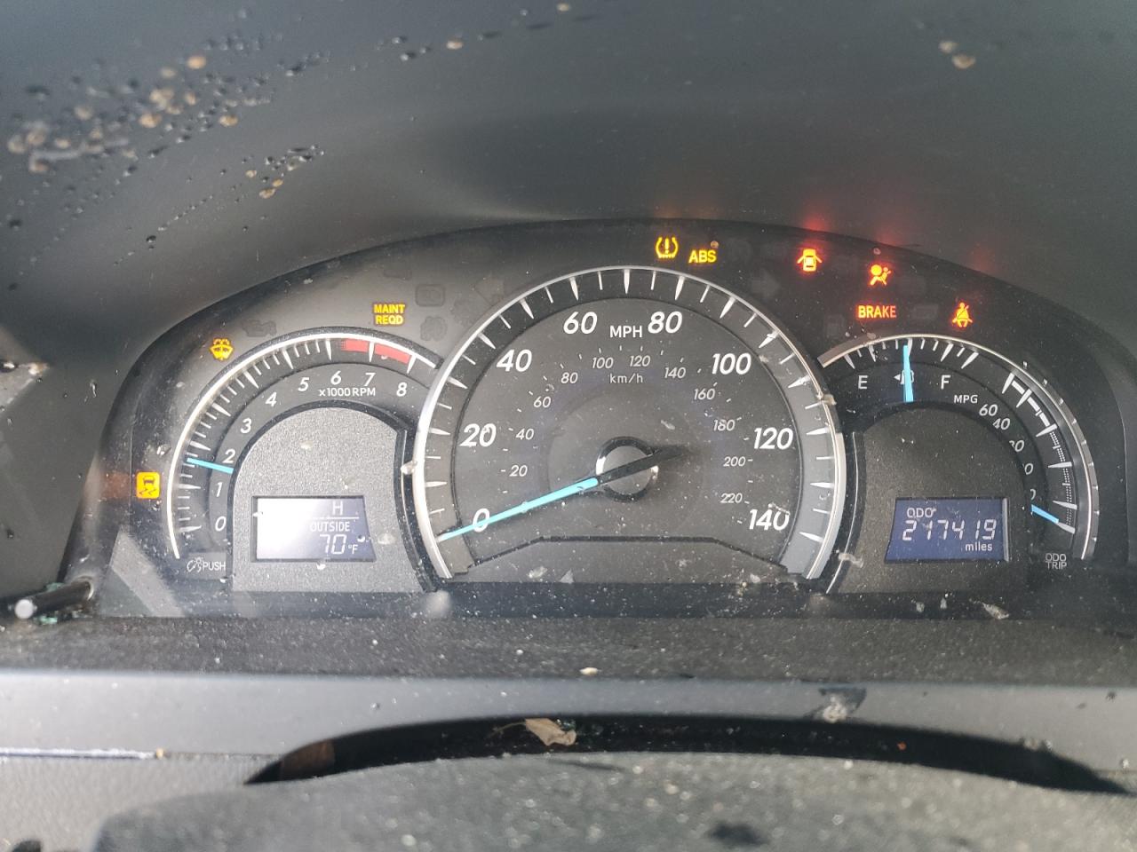 2013 Toyota Camry VIN 4T4BF1FK6DR302866 Copart auction photo, all over damage thumbnail 9
