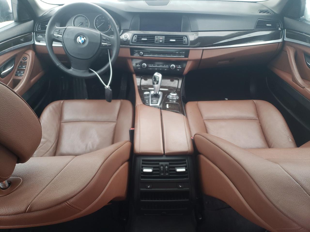 2013 BMW 5er VIN WBAXH5C55DD107827 Copart auction photo, front end damage thumbnail 8