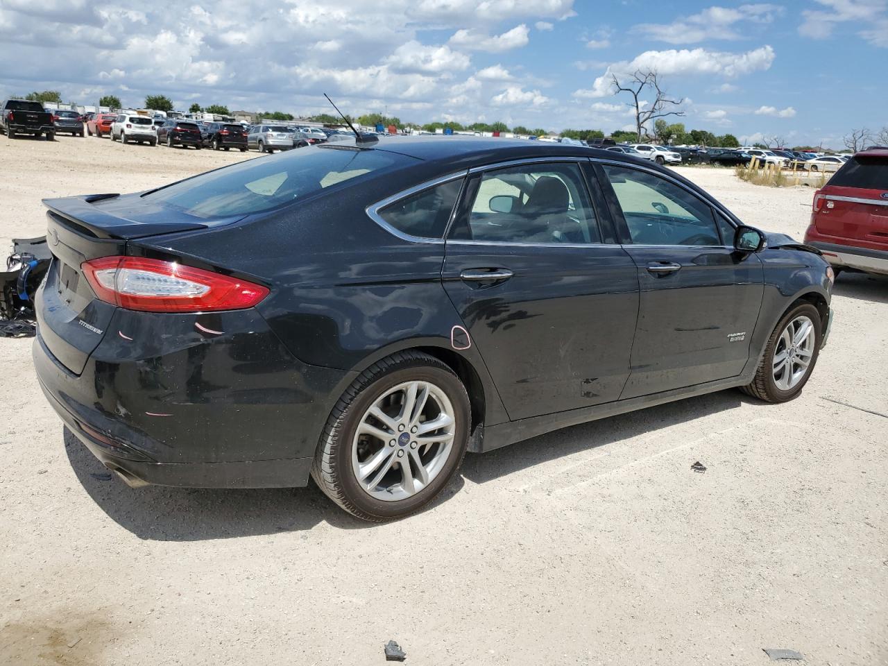 2015 Ford Fusion VIN 3FA6P0SU3FR182023 Copart auction photo, front end damage thumbnail 3