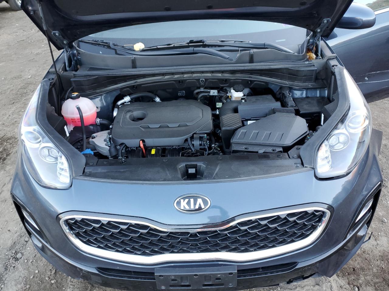 2022 KIA Sportage VIN KNDPMCAC9N7968304 Copart auction photo, side / front end damage thumbnail 12