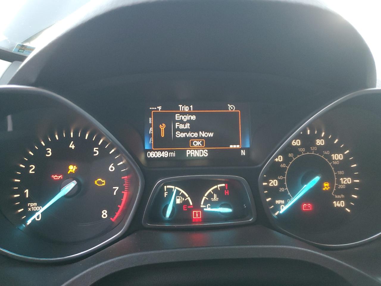 2019 Ford Escape VIN 1FMCU9HD6KUC53943 Copart auction photo, front end / side damage thumbnail 9