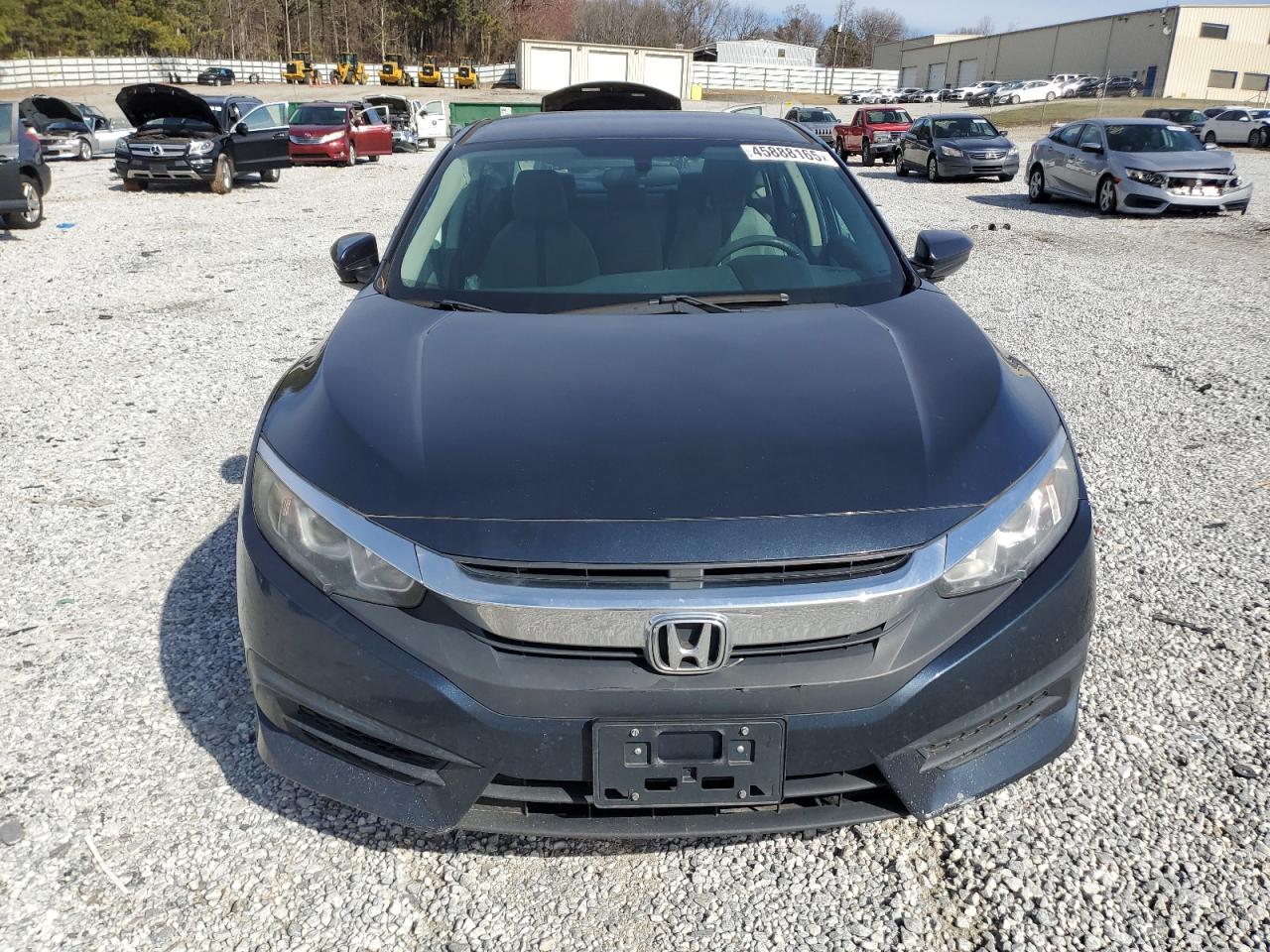 2017 Honda Civic VIN 19XFC2F57HE033743 Copart auction photo, side damage thumbnail 5