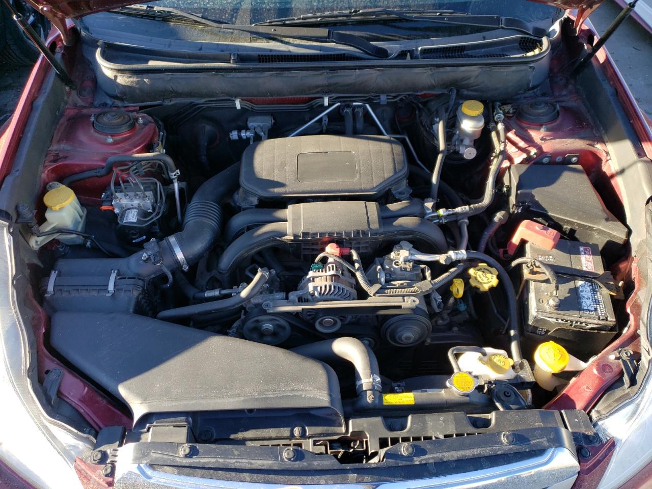 2012 Subaru Outback VIN 4S4BRBAC1C3302088 Copart auction photo, rear end / hail damage thumbnail 12