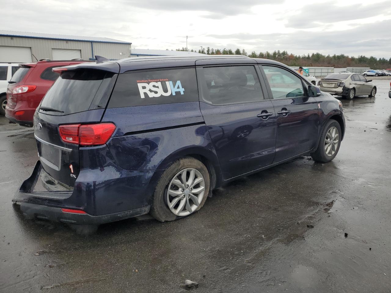 2020 KIA Sedona VIN KNDMB5C14L6648309 Copart auction photo, rear end damage thumbnail 3