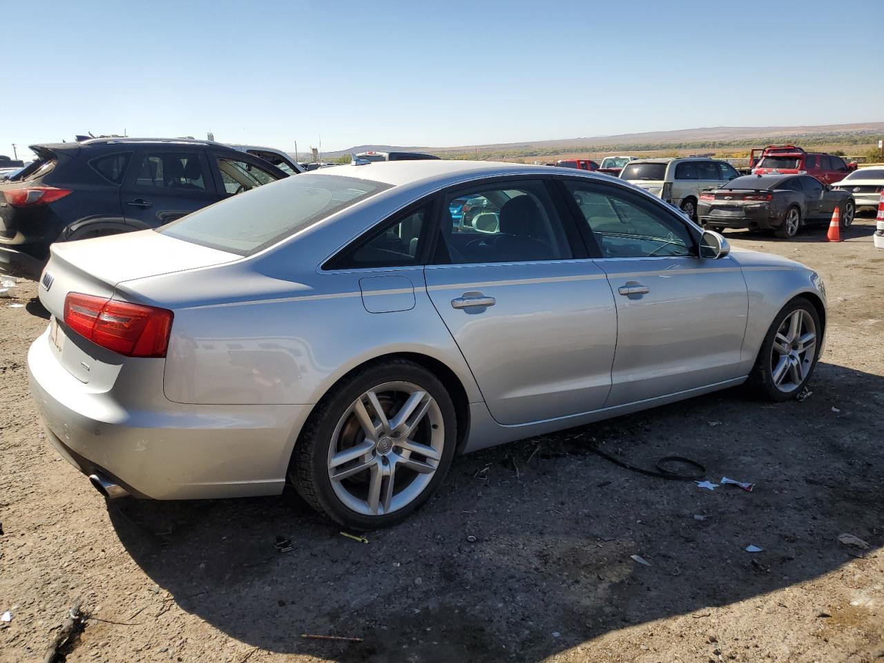 2015 Audi A6 VIN WAUGFAFC6FN036286 Copart auction photo, water/flood damage thumbnail 3