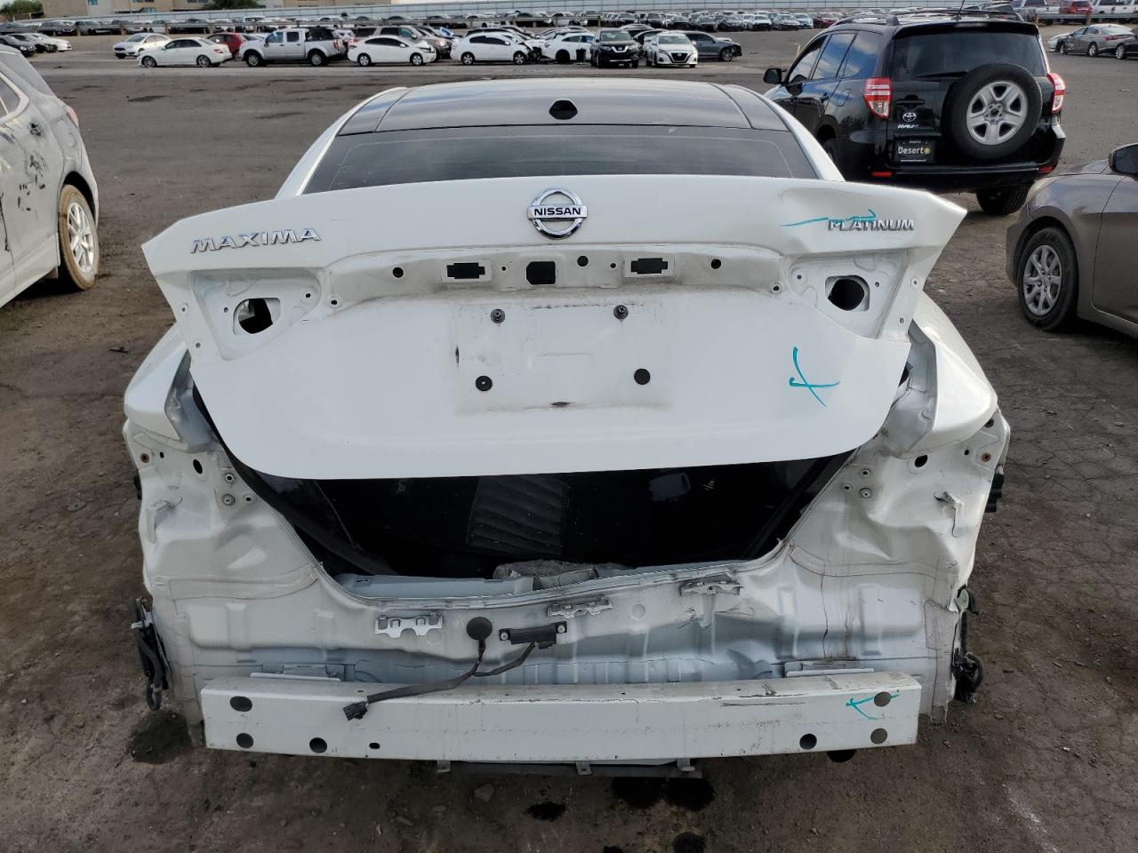 2021 Nissan Maxima VIN 1N4AA6FV0MC508812 Copart auction photo, rear end damage thumbnail 6
