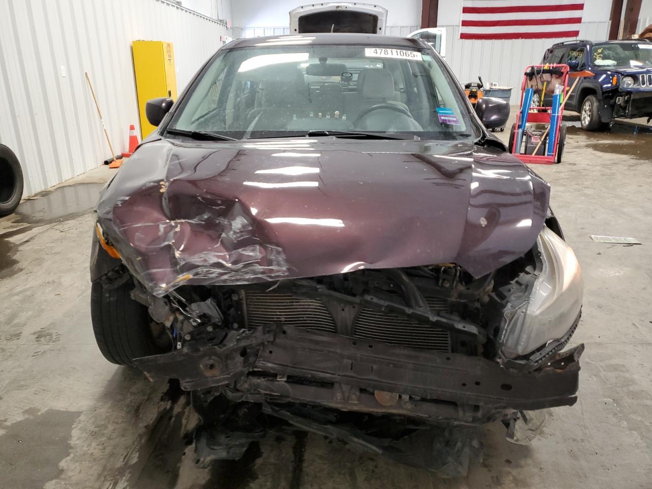 2012 Subaru Impreza VIN JF1GPAD65CH203444 Copart auction photo, front end damage thumbnail 5