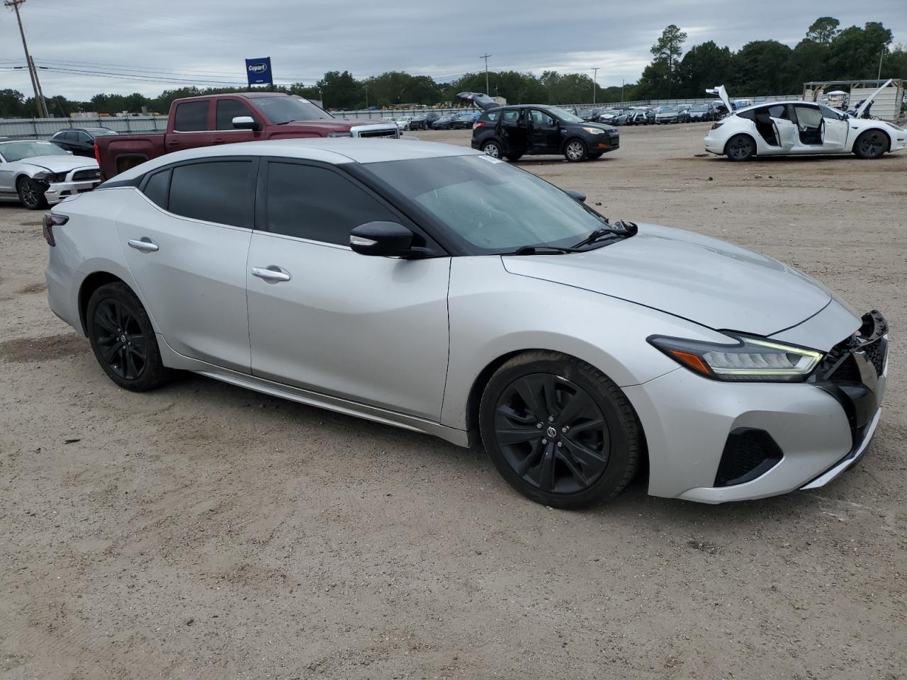 2020 Nissan Maxima VIN 1N4AA6CVXLC381876 Copart auction photo, all over damage thumbnail 4