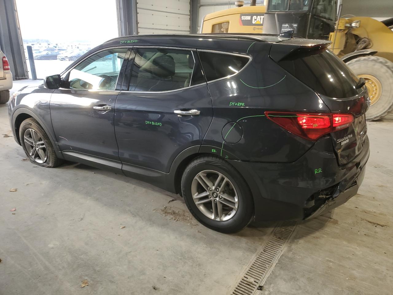 2018 Hyundai Santa Fe VIN 5XYZU3LBXJG512998 Copart auction photo, all over damage thumbnail 2