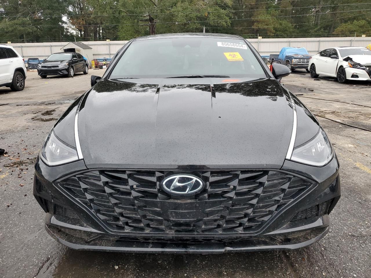 2021 Hyundai Sonata VIN KMHL64JA3MA158323 Copart auction photo, side damage thumbnail 5