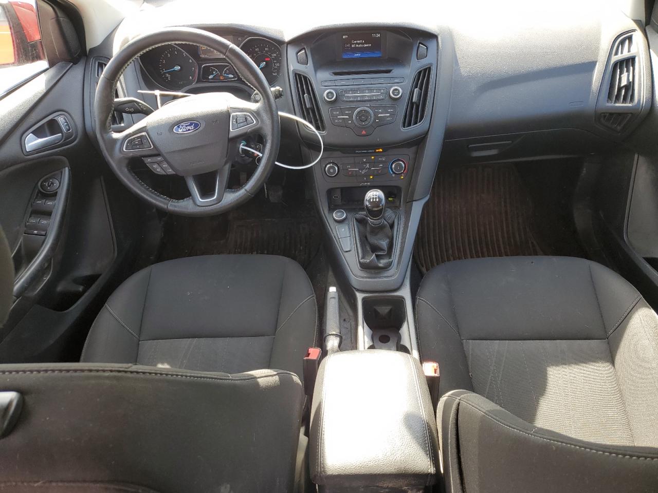2016 Ford Focus VIN 1FADP3K25GL227535 Copart auction photo, front end / rear end damage thumbnail 8