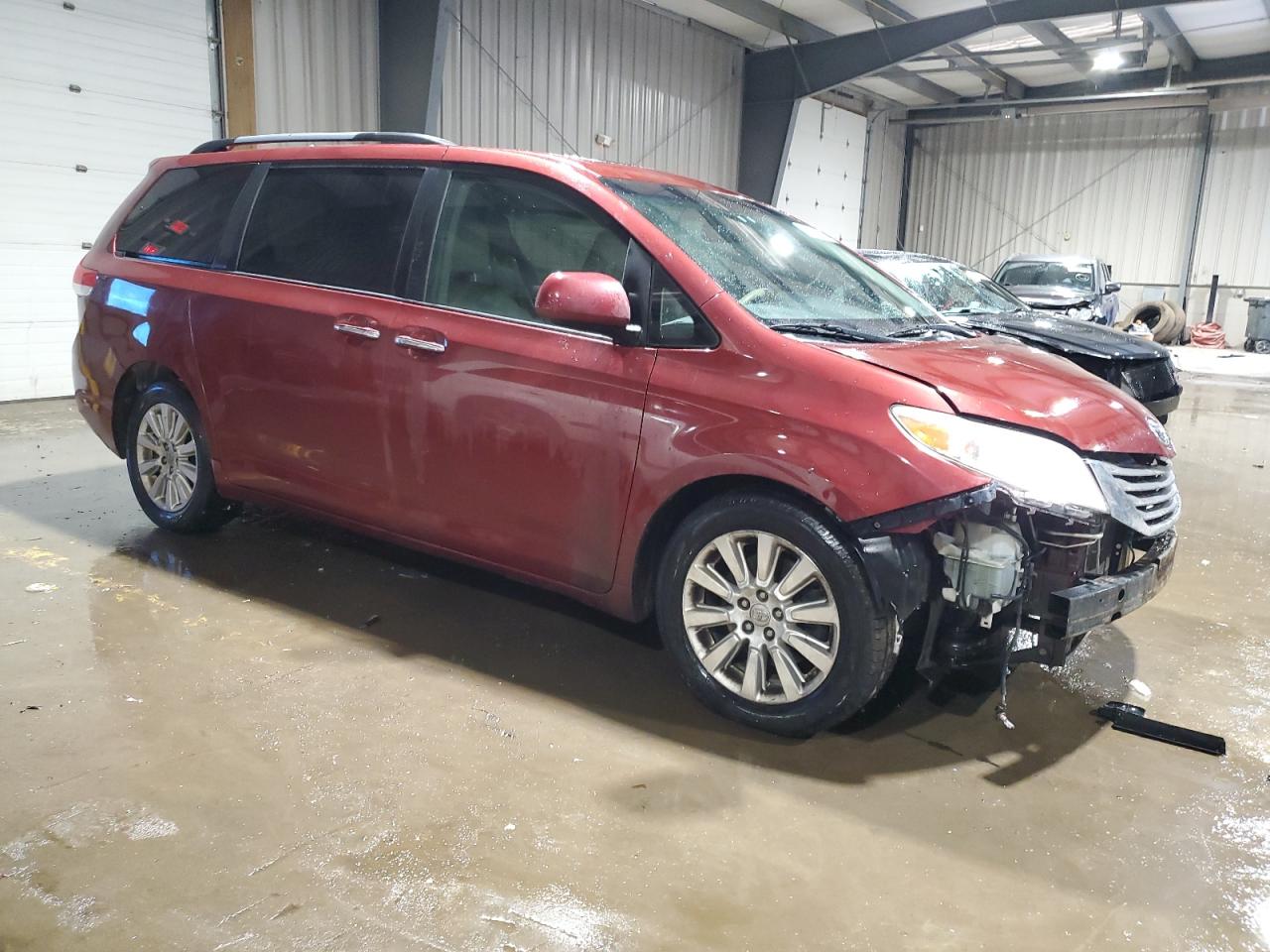 2011 Toyota Sienna VIN 5TDDK3DC1BS024504 Copart auction photo, all over damage thumbnail 4