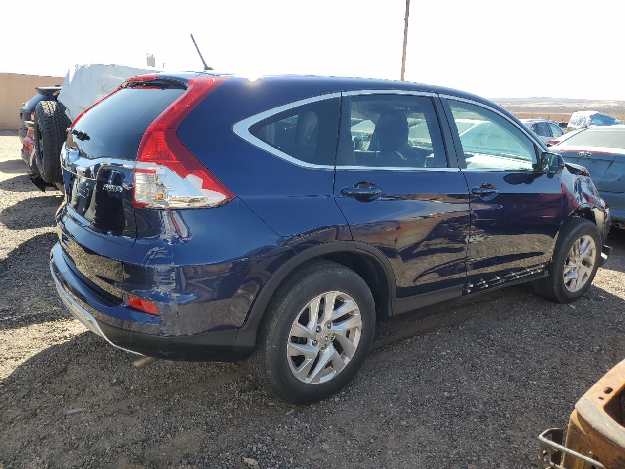 2016 Honda CR-V VIN 2HKRM4H59GH721191 Copart auction photo, front end / rear end damage thumbnail 3