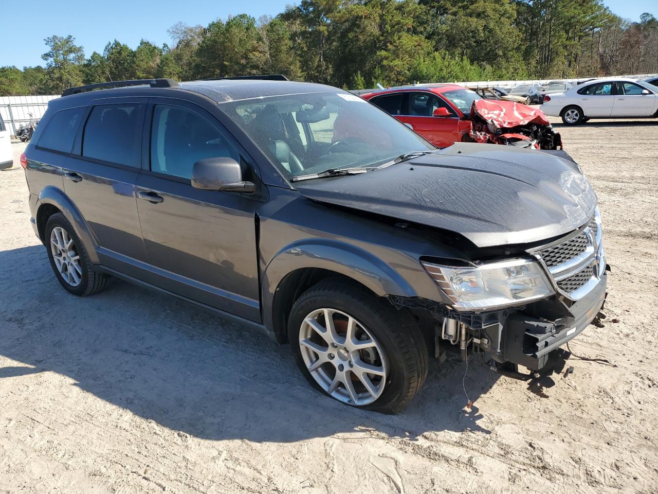 2015 Dodge Journey VIN 3C4PDCBG4FT543054 Copart auction photo, front end damage thumbnail 4