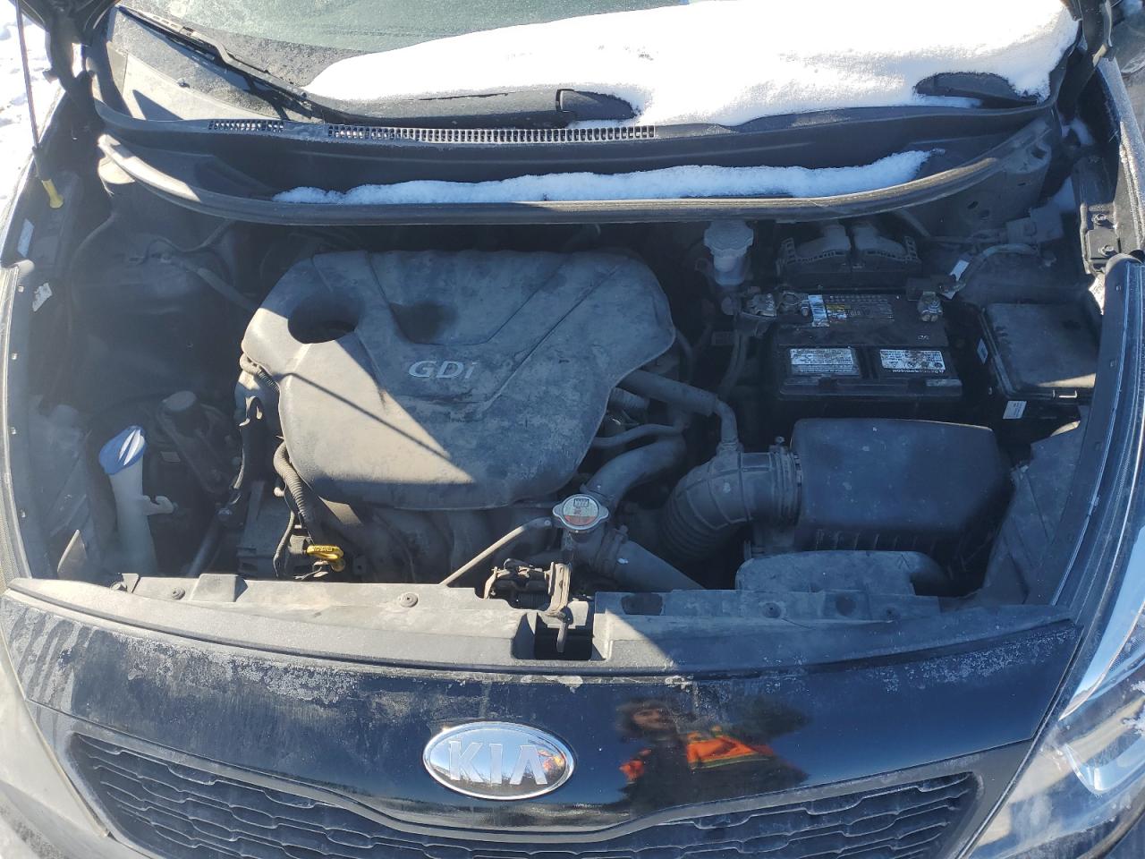 2013 KIA Rio VIN KNADM4A35D6213984 Copart auction photo, vandalism damage thumbnail 11