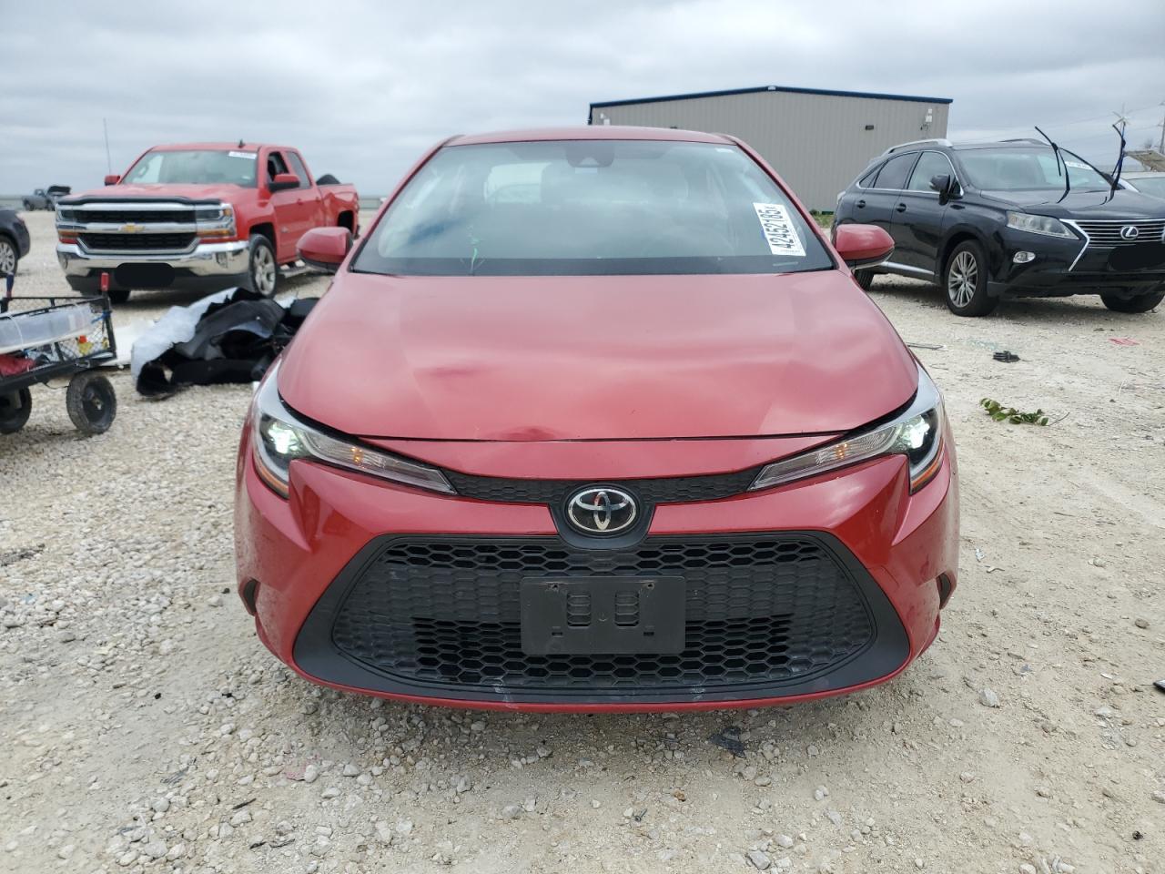 2021 Toyota Corolla VIN JTDEPMAE5MJ180594 Copart auction photo, stripped / side damage thumbnail 5