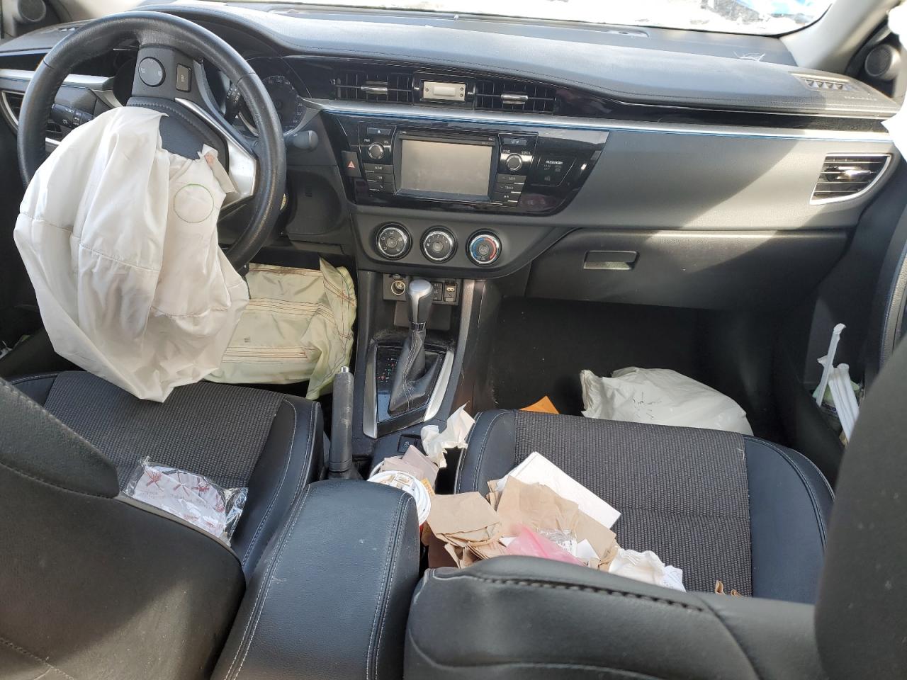 2015 Toyota Corolla VIN 2T1BURHE8FC444033 Copart auction photo, front end / undercarriage damage thumbnail 8