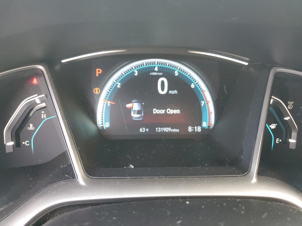 2016 Honda Civic VIN 19XFC1F7XGE014579 Copart auction photo, hail / minor dent/scratches damage thumbnail 9