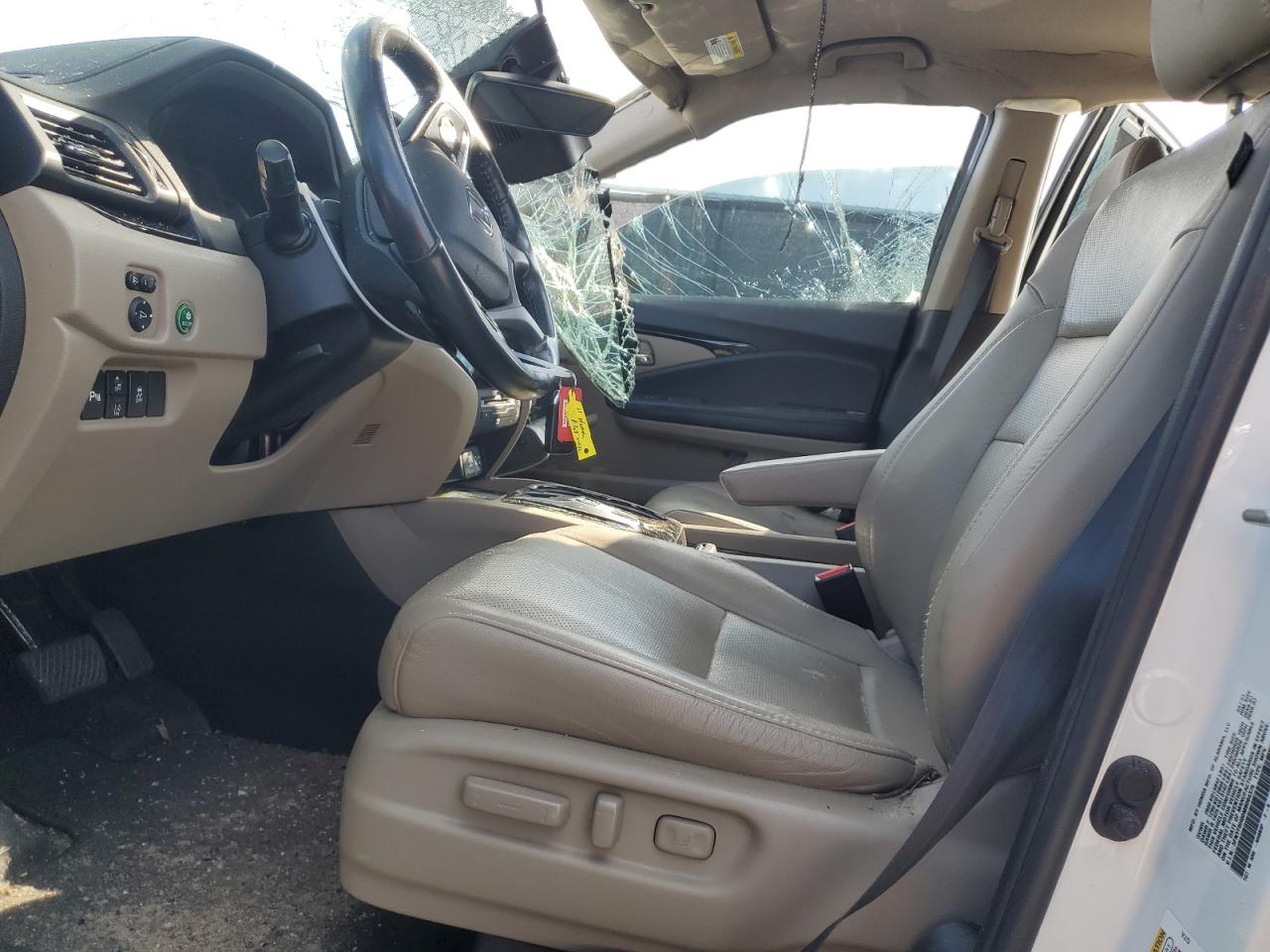 2021 Honda Pilot VIN 5FNYF6H00MB064376 Copart auction photo, rollover damage thumbnail 7