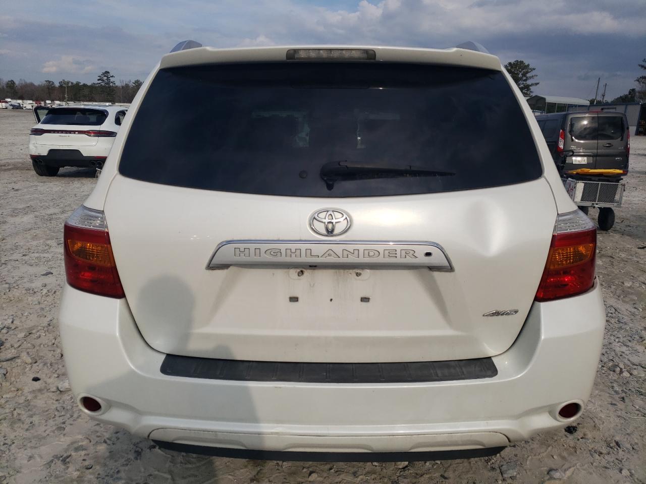 2010 Toyota Highlander VIN 5TDDK3EH2AS014542 Copart auction photo, side / rear end damage thumbnail 6