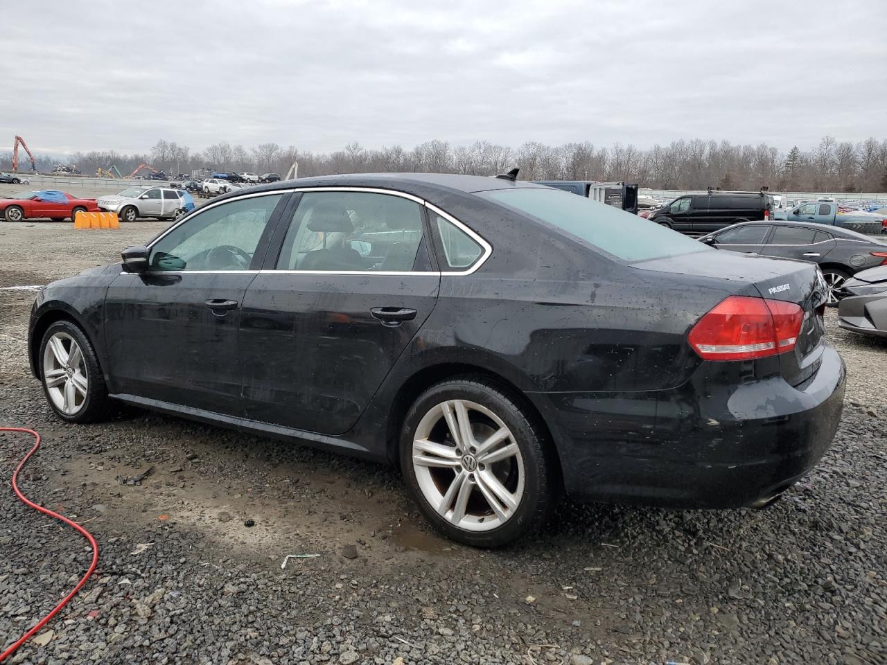 2014 Volkswagen Passat VIN 1VWBT7A34EC087759 Copart auction photo, side damage thumbnail 2