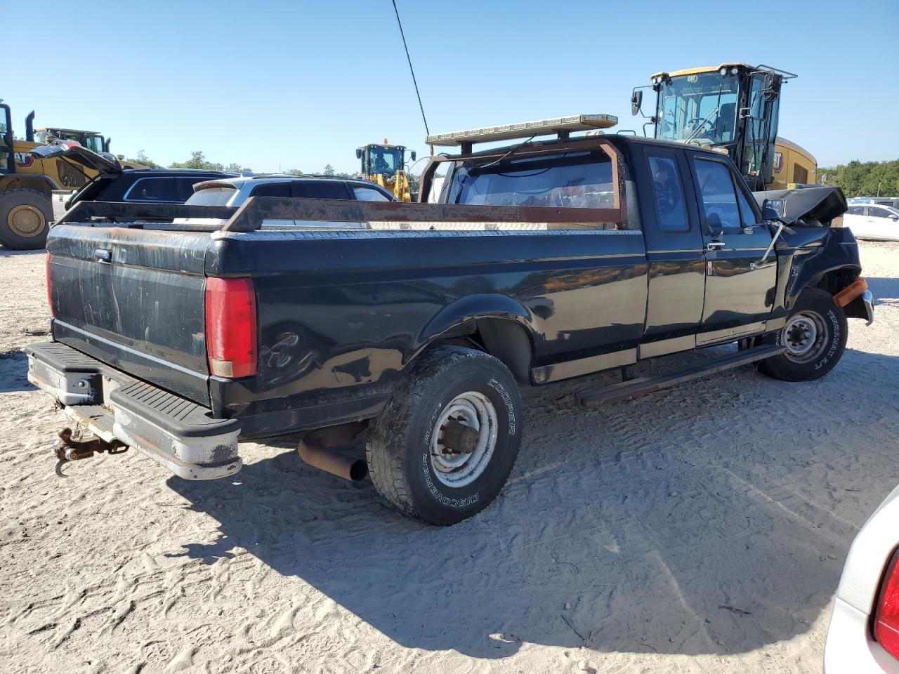 1996 Ford F250 VIN 1FTHX25F2TEA64278 Copart auction photo, front end / side damage thumbnail 3