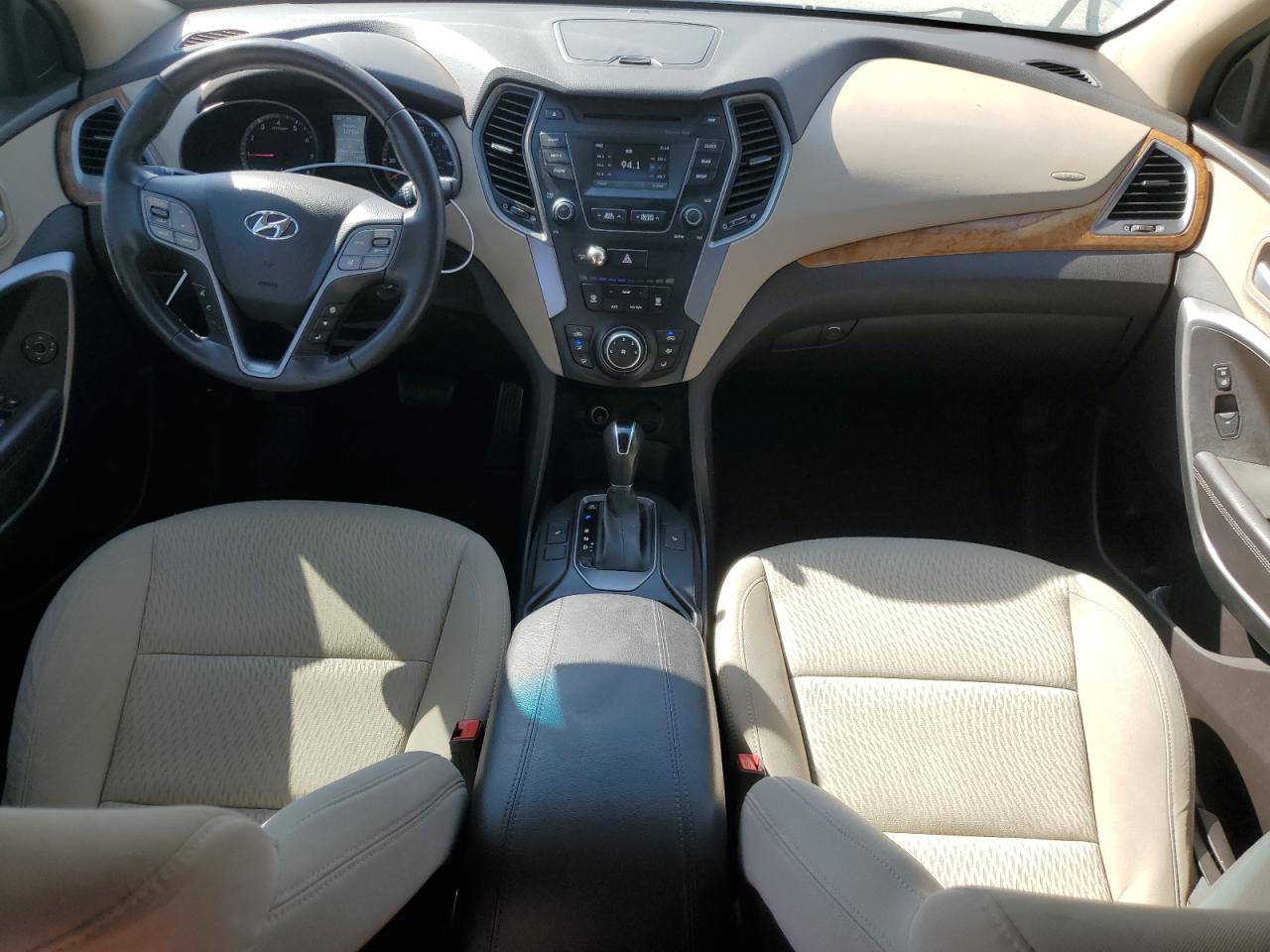 2014 Hyundai Santa Fe VIN 5XYZU3LB7EG155284 Copart auction photo, side damage thumbnail 8