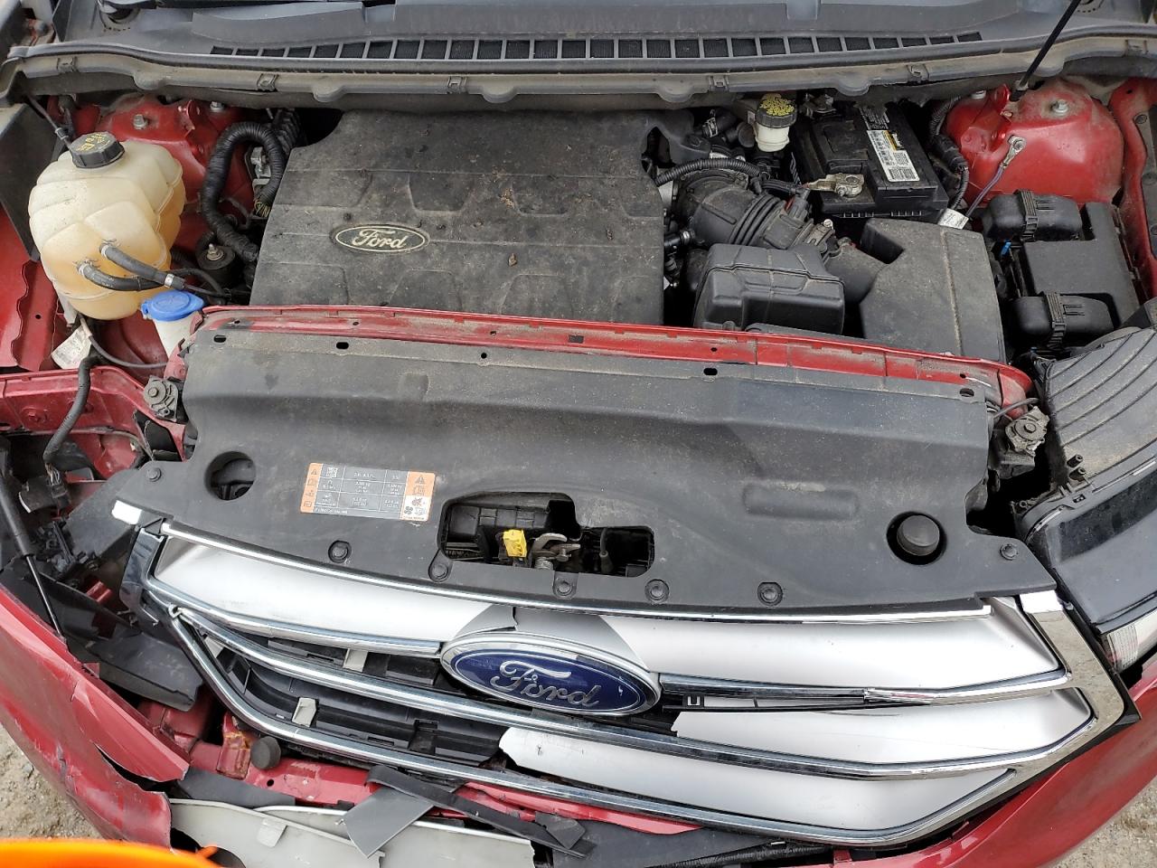 2015 Ford Edge VIN 2FMTK4K84FBB00221 Copart auction photo, front end / minor dent/scratches damage thumbnail 12