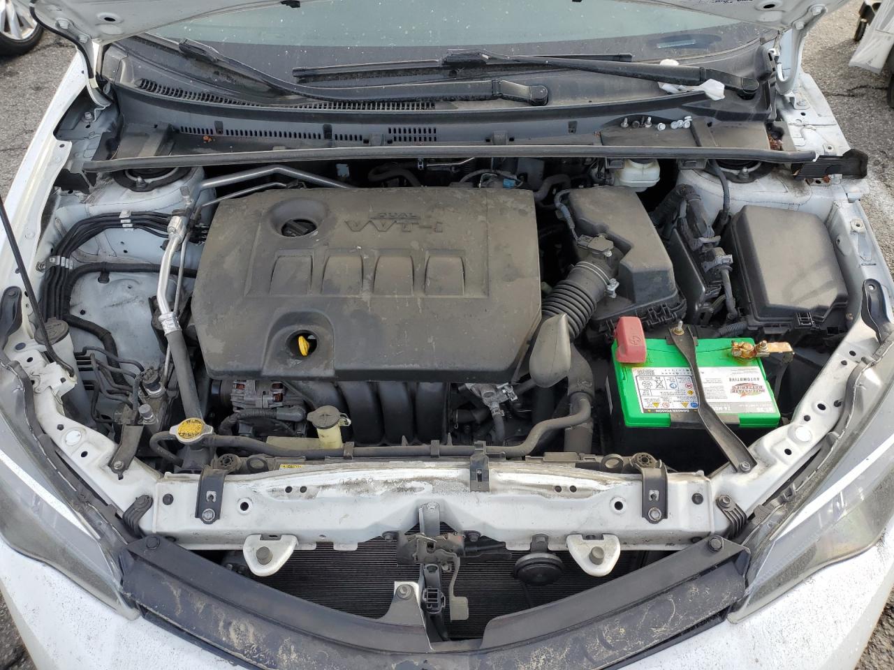 2017 Toyota Corolla VIN 5YFBURHE0HP678900 Copart auction photo, side / front end damage thumbnail 11