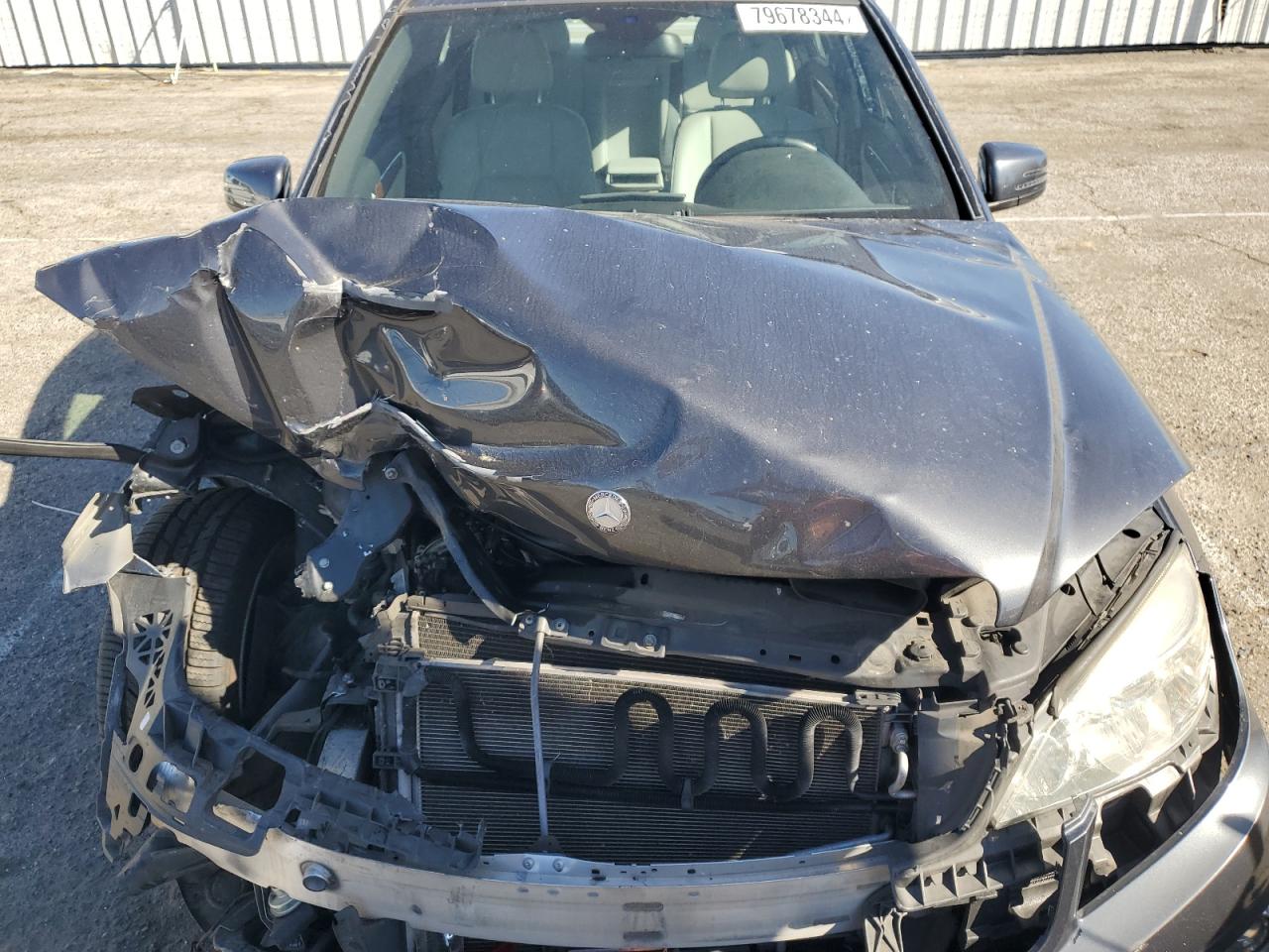 2010 Mercedes-Benz C-klasse VIN WDDGF5EB3AF489759 Copart auction photo, front end damage thumbnail 11