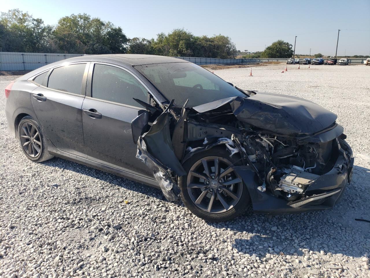 2020 Honda Civic VIN 19XFC1F36LE024100 Copart auction photo, front end damage thumbnail 4
