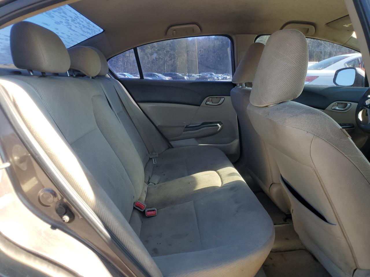 2012 Honda Civic VIN 2HGFB2F52CH547999 Copart auction photo, front end / side damage thumbnail 10
