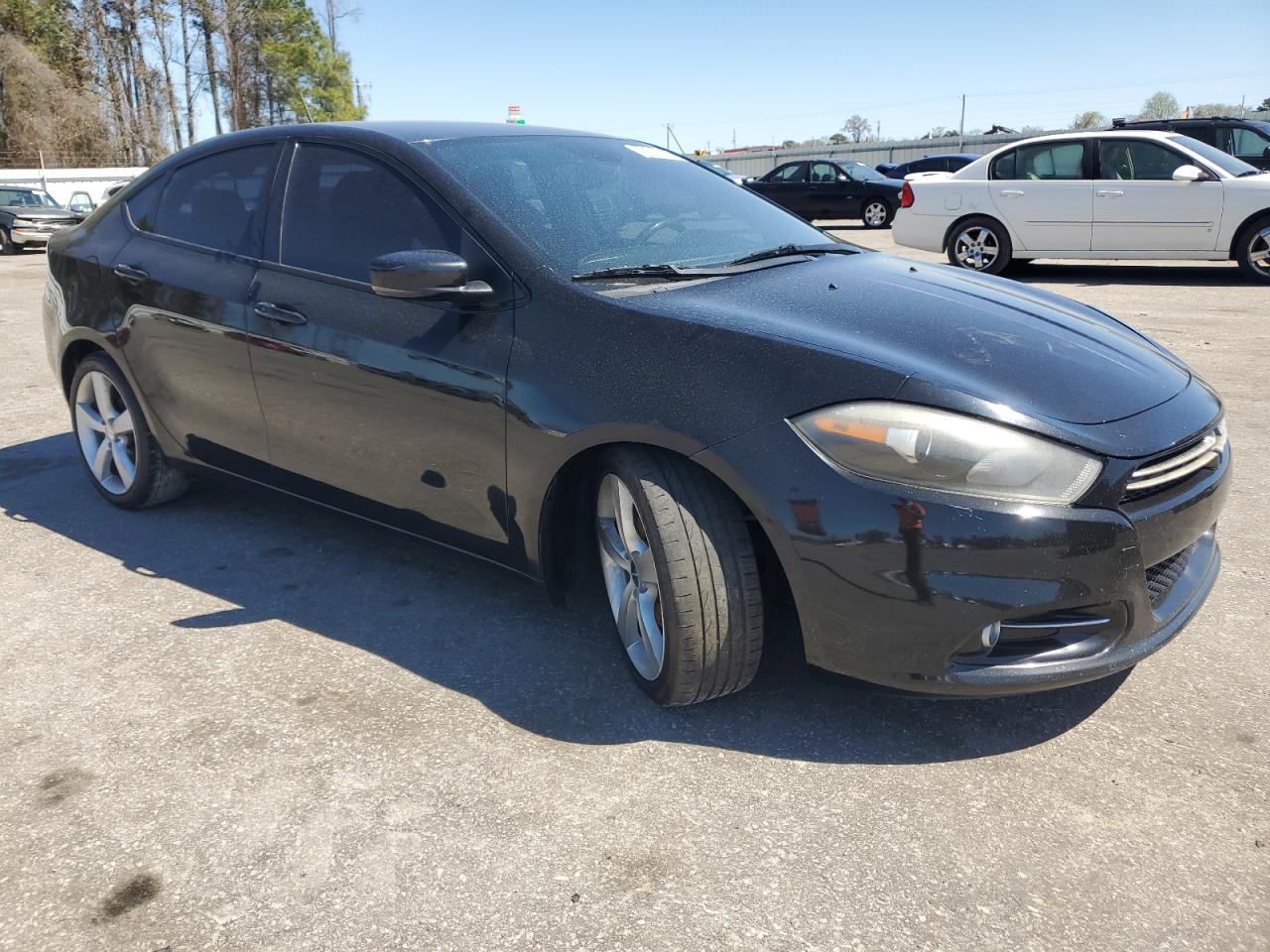 2014 Dodge Dart VIN 1C3CDFEB8ED767596 Copart auction photo, front end / undercarriage damage thumbnail 4