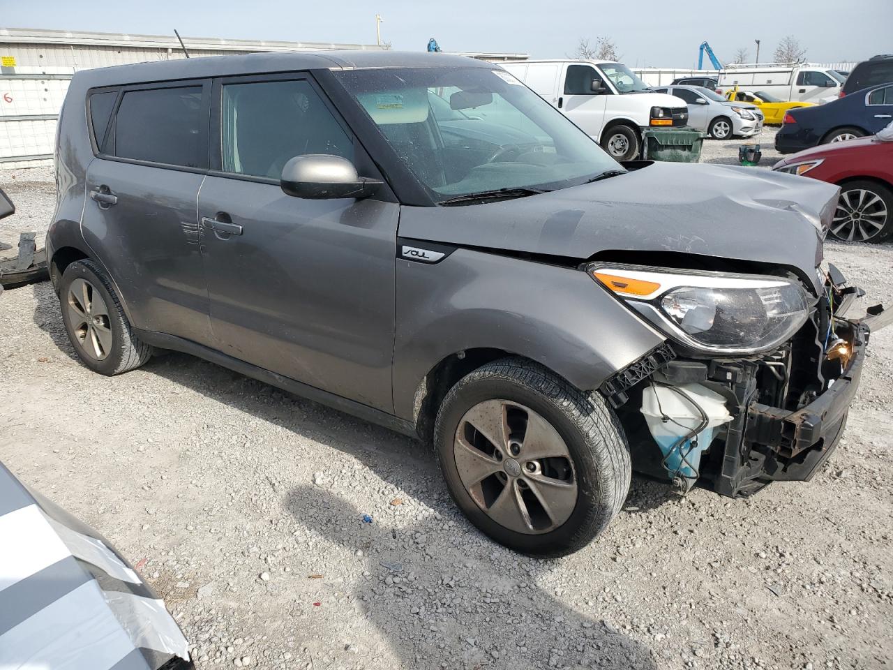 2016 KIA Soul VIN KNDJN2A28G7329841 Copart auction photo, front end damage thumbnail 4