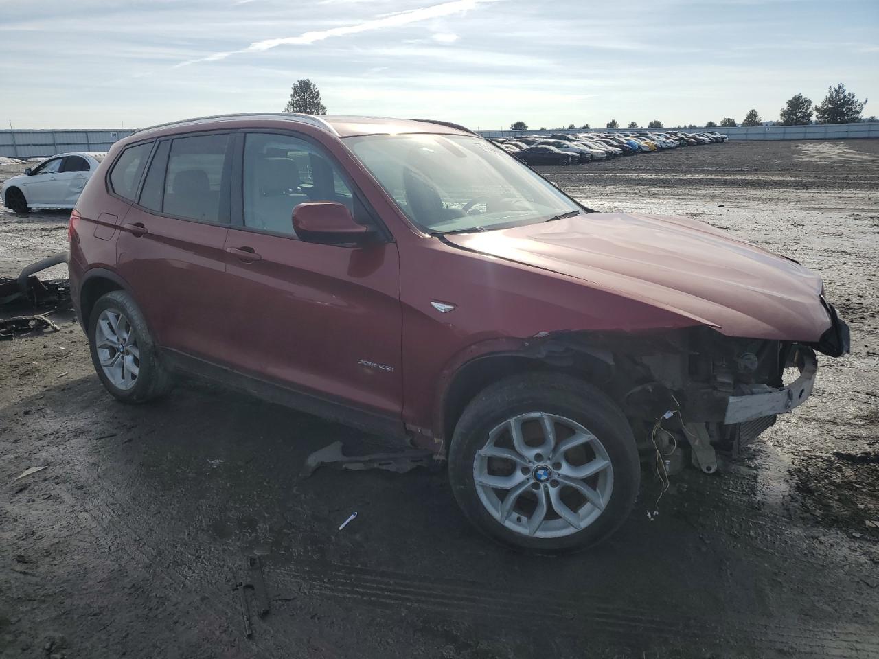 2013 BMW X3 VIN 5UXWX9C56D0A31178 Copart auction photo, front end damage thumbnail 4