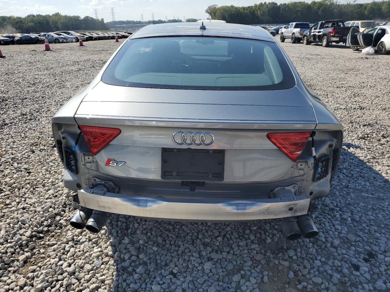 2013 Audi S7 VIN WAU32AFCXDN130999 Copart auction photo, rear end damage thumbnail 6