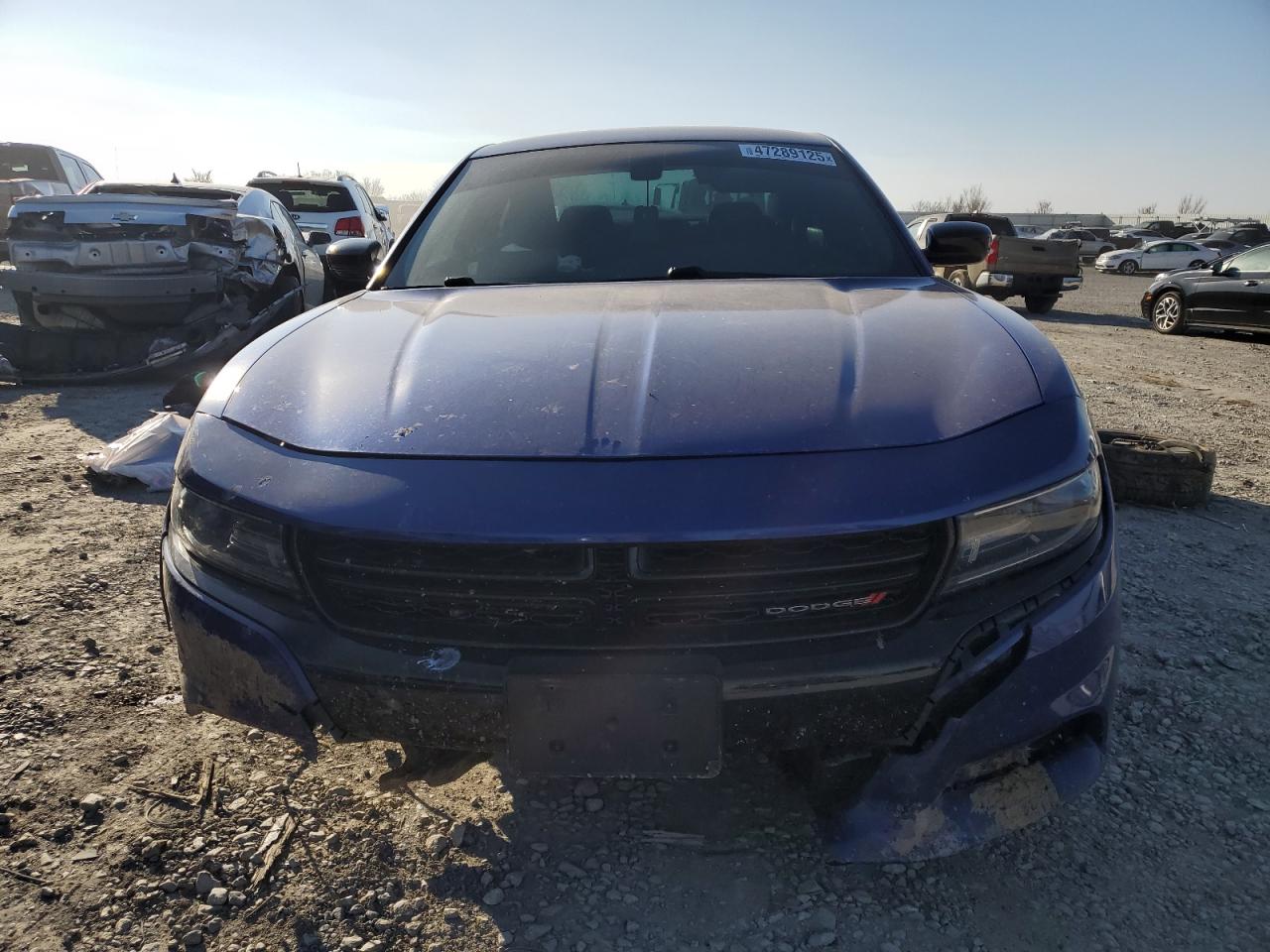 2018 Dodge Charger VIN 2C3CDXHG5JH173364 Copart auction photo, front end / side damage thumbnail 5