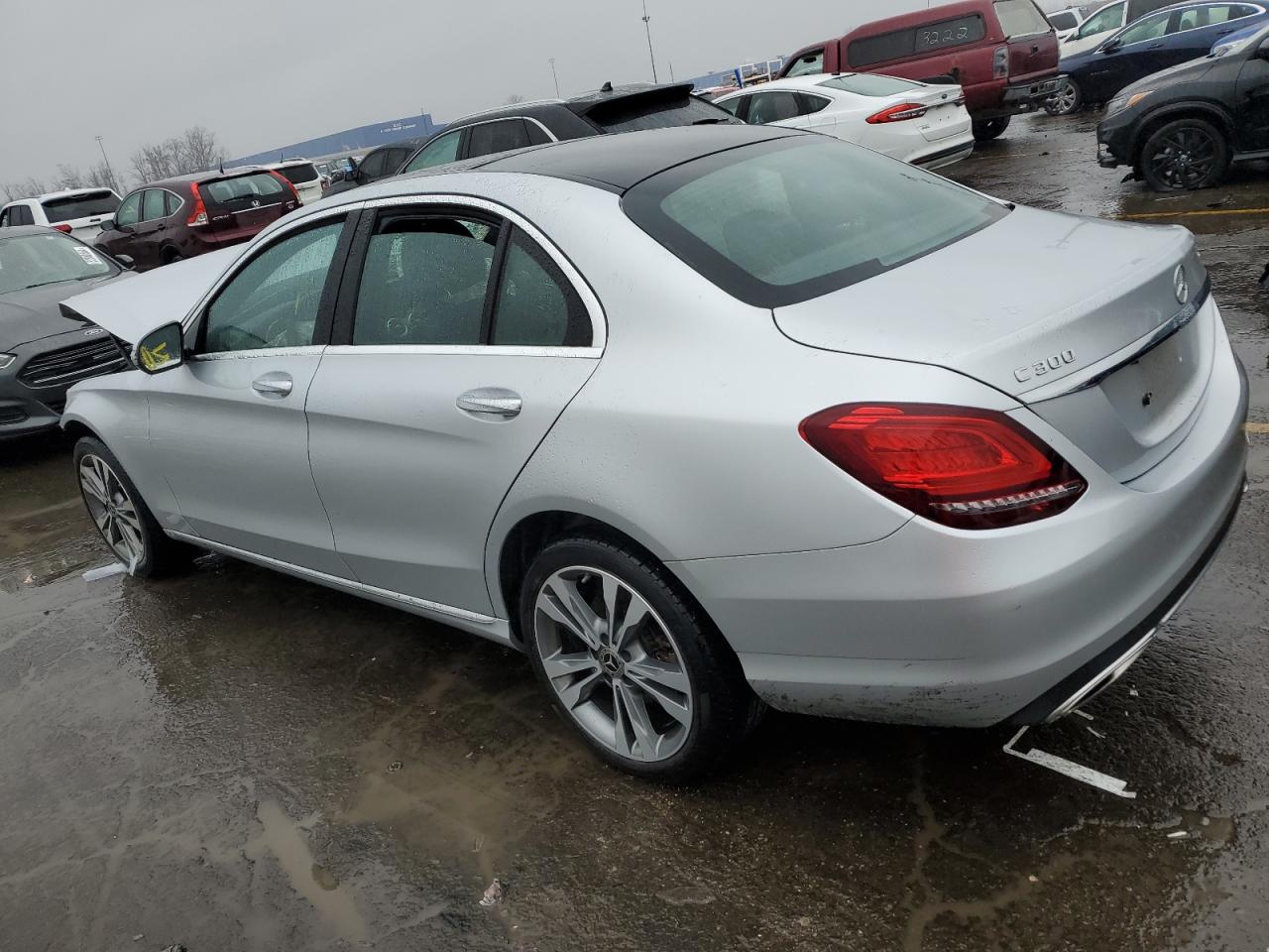 2021 Mercedes-Benz C-klasse VIN W1KWF8EB8MR610589 Copart auction photo, front end damage thumbnail 2