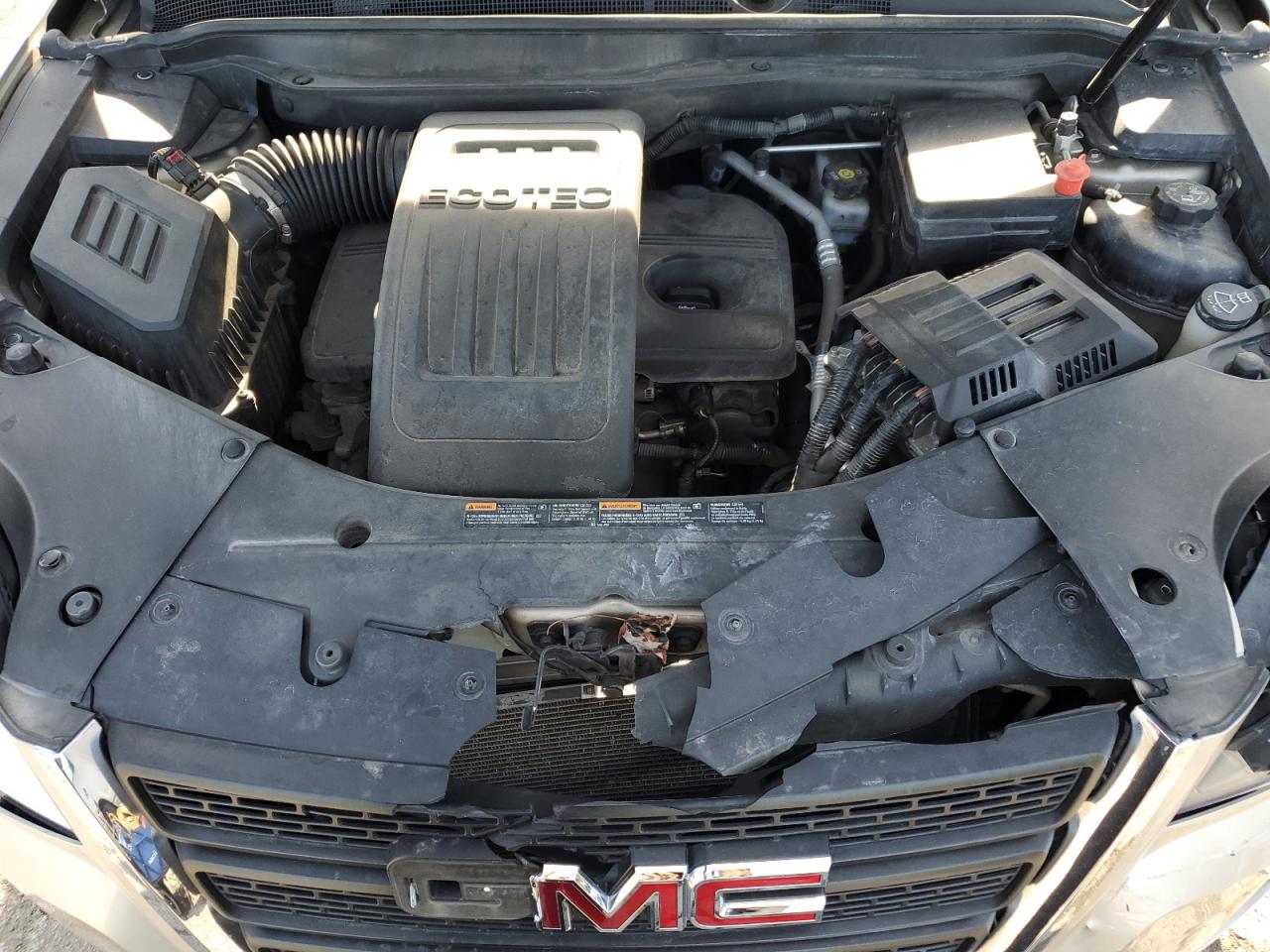 2013 GMC Terrain VIN 2GKALUEK1D6420798 Copart auction photo, front end damage thumbnail 12