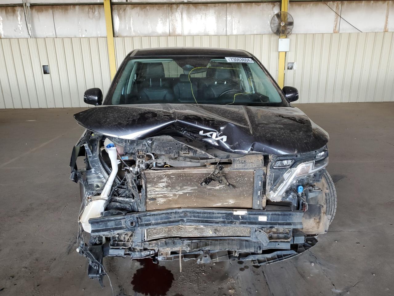 2022 KIA Carnival VIN KNDNB4H38N6171203 Copart auction photo, front end damage thumbnail 5
