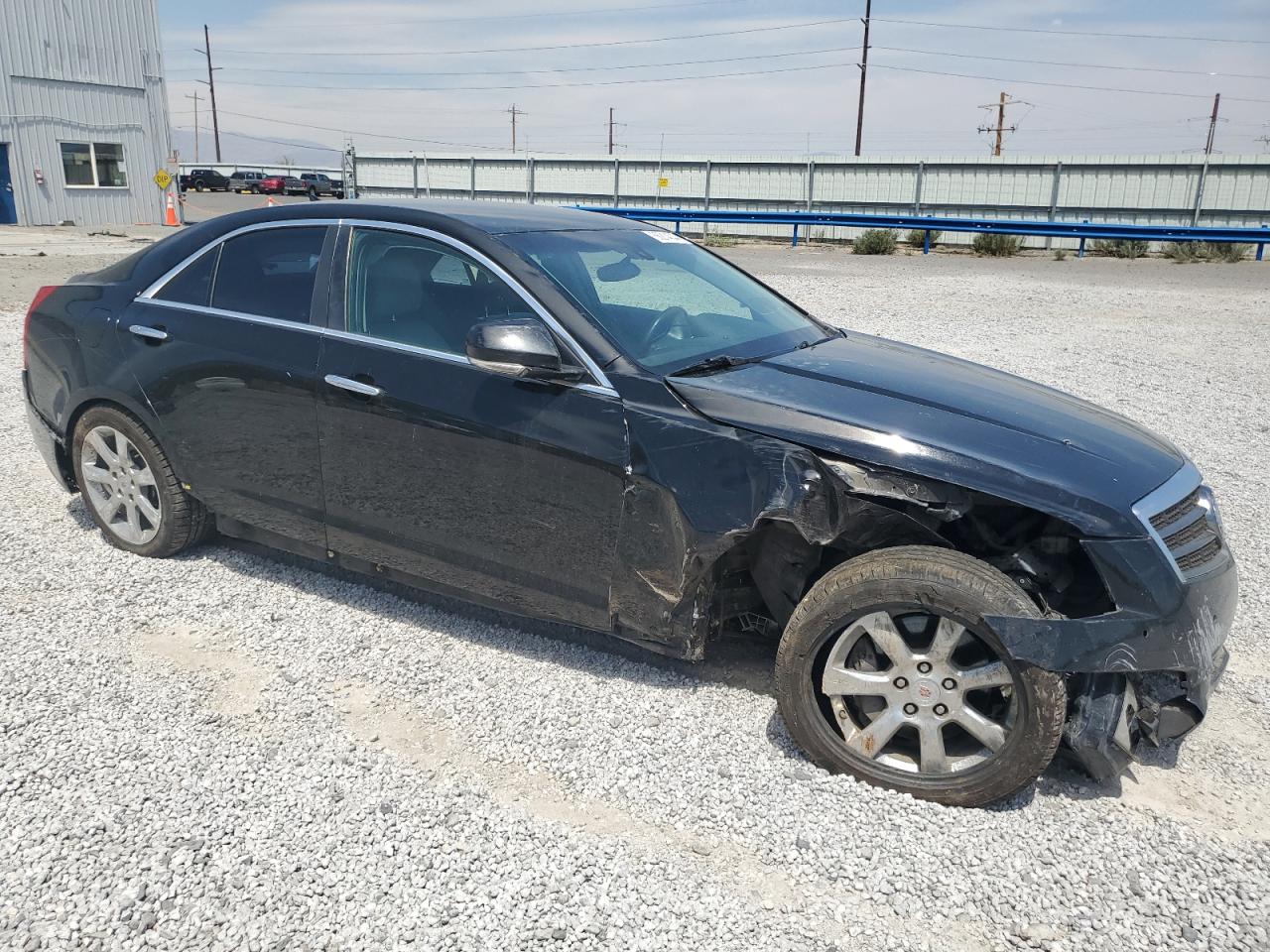 2014 Cadillac ATS VIN 1G6AH5R37E0190686 Copart auction photo, all over damage thumbnail 4