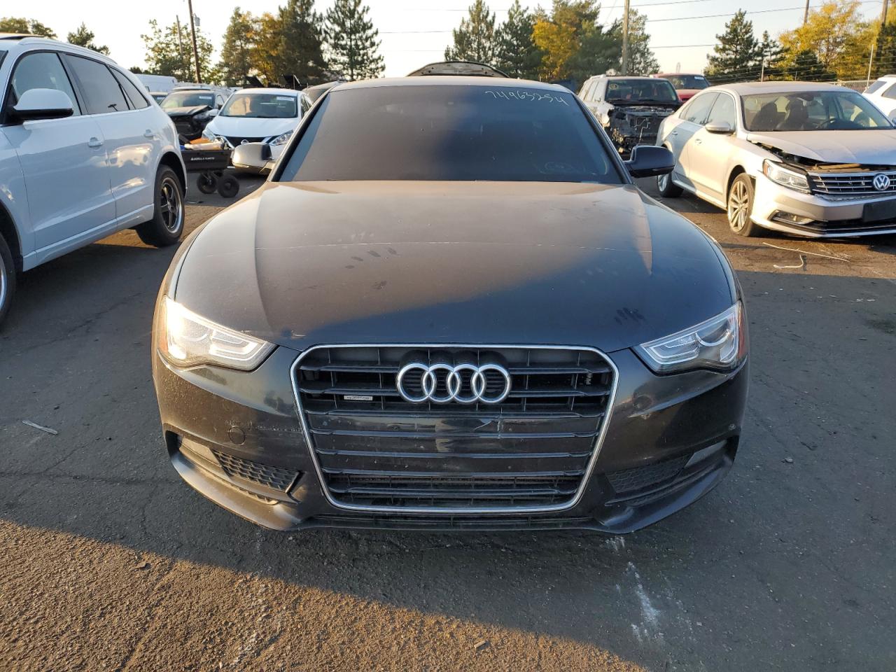 2013 Audi A5 VIN WAULFAFR0DA046948 Copart auction photo, rear end damage thumbnail 5
