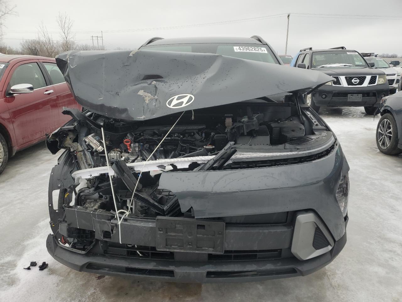 2024 Hyundai Kona VIN KM8HCCAB4RU074986 Copart auction photo, front end damage thumbnail 5