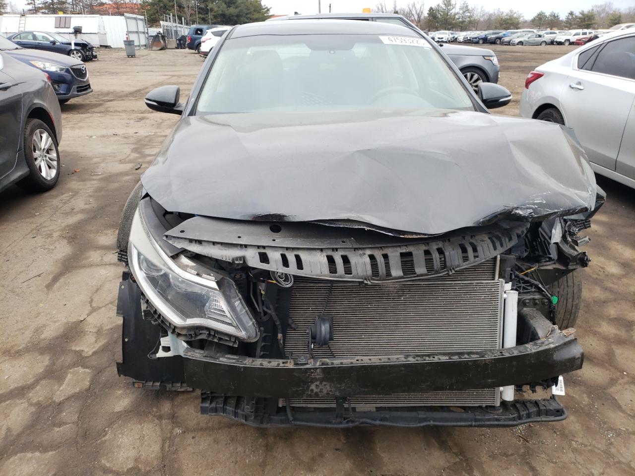 2016 KIA Optima VIN 5XXGT4L32GG080252 Copart auction photo, front end / minor dent/scratches damage thumbnail 5