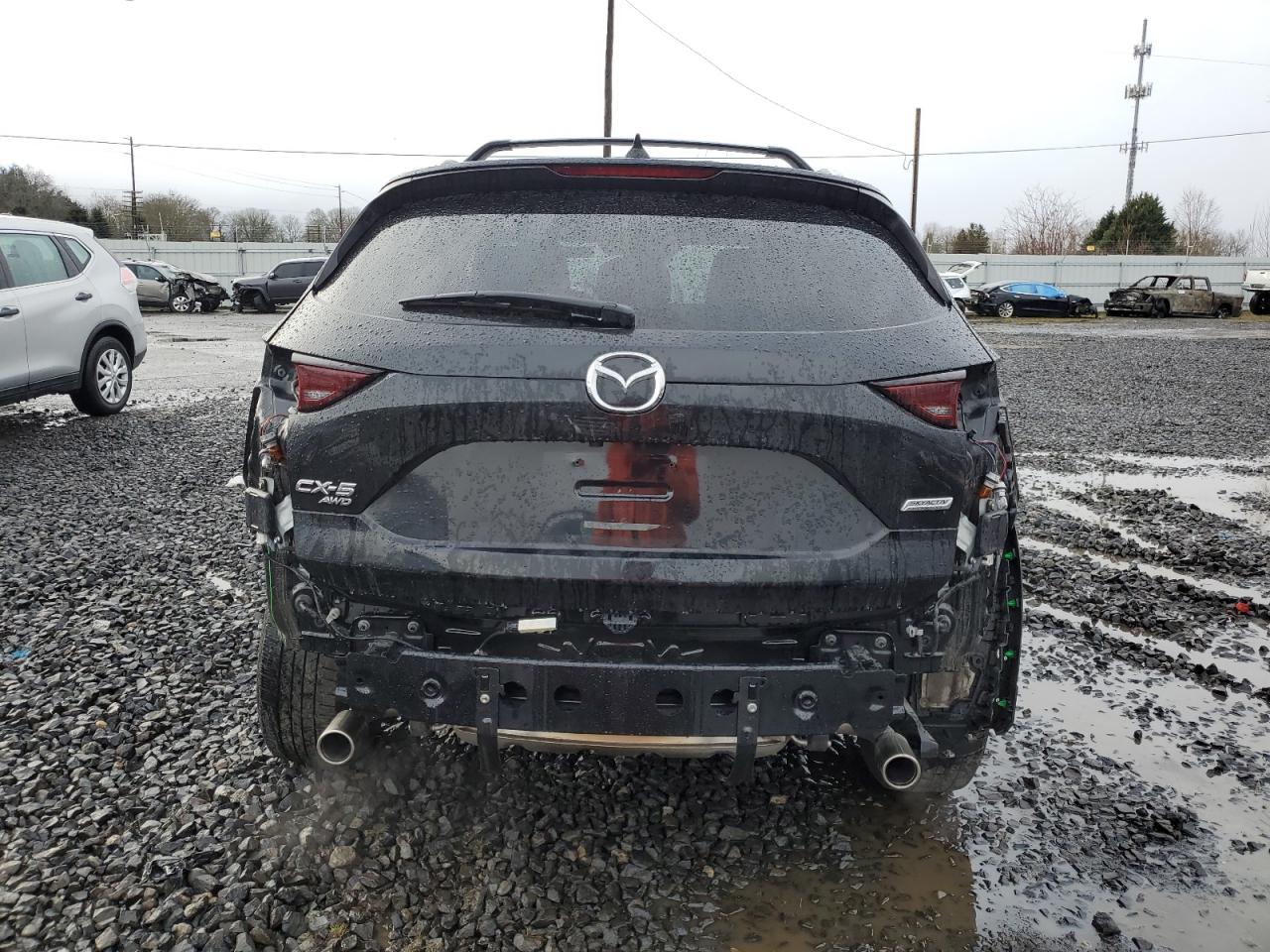 2019 Mazda CX-5 VIN JM3KFBCM0K0563870 Copart auction photo, rear end damage thumbnail 6