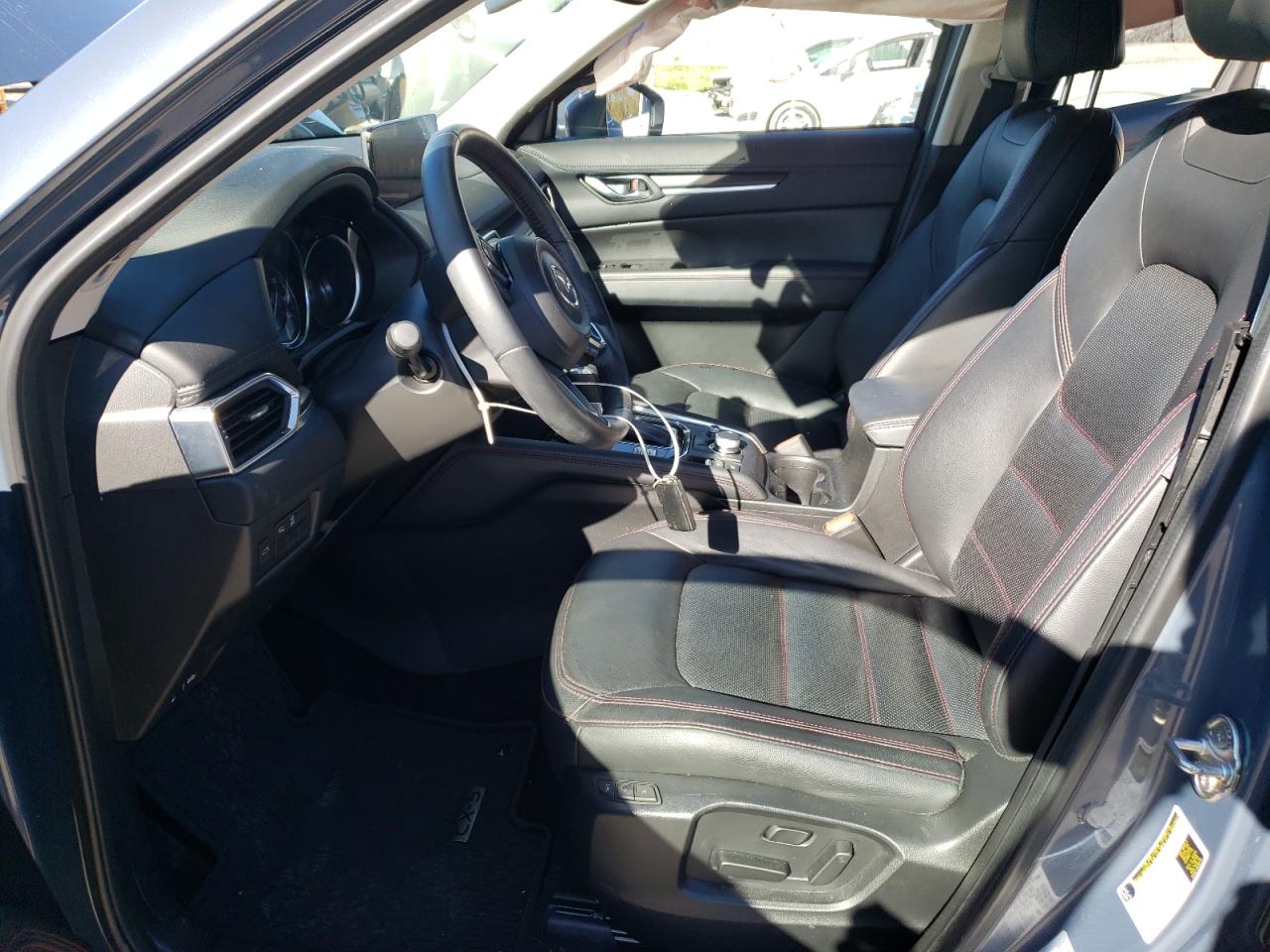 2022 Mazda CX-5 VIN JM3KFBCM7N0532121 Copart auction photo, side damage thumbnail 7