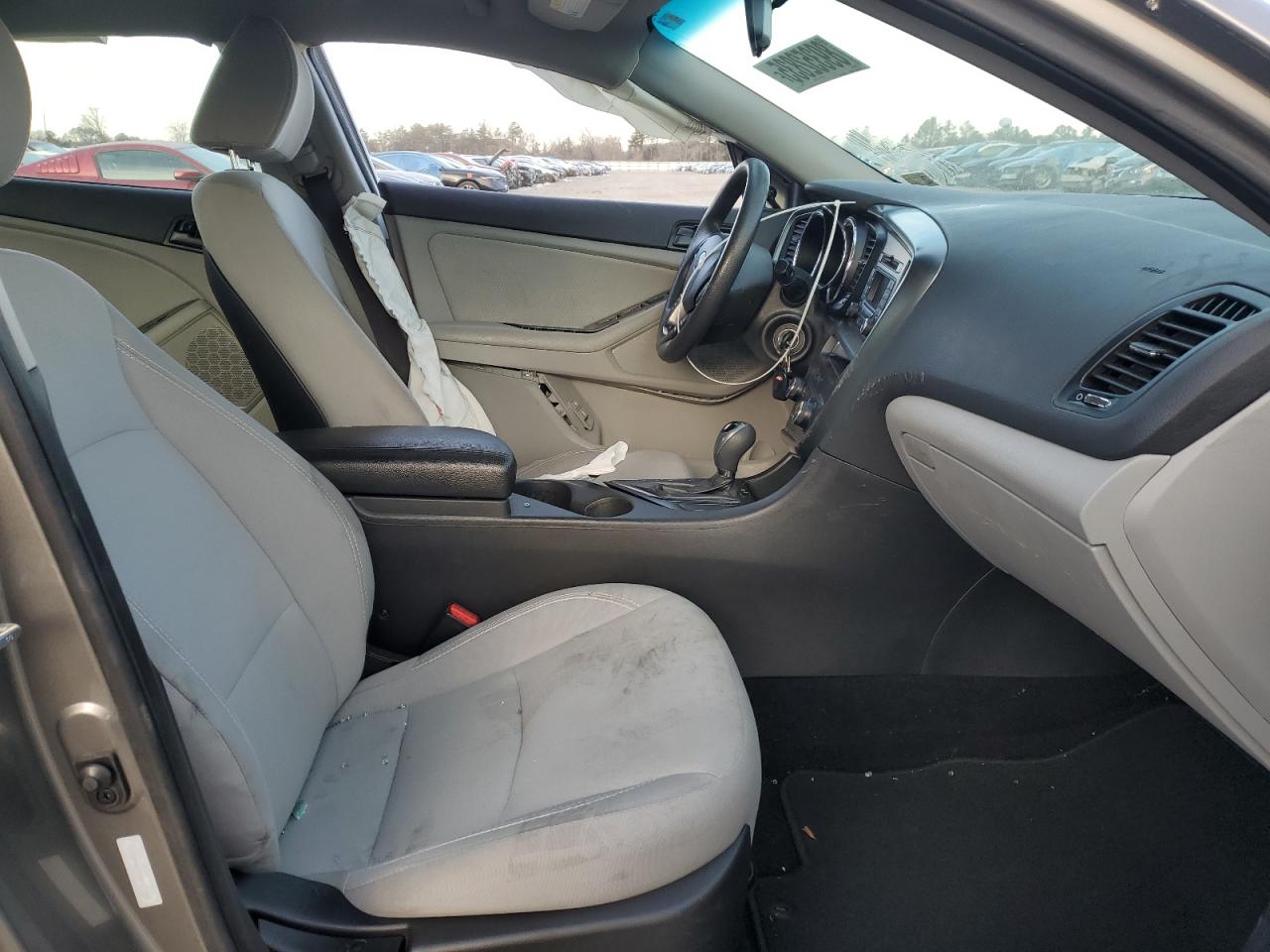 2013 KIA Optima VIN 5XXGM4A77DG217782 Copart auction photo, side damage thumbnail 7