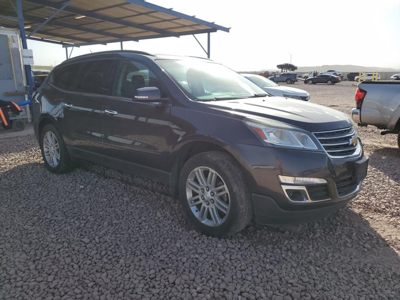 2015 Chevrolet Traverse VIN 1GNKRGKD6FJ289595 Copart auction photo, rear end damage thumbnail 4