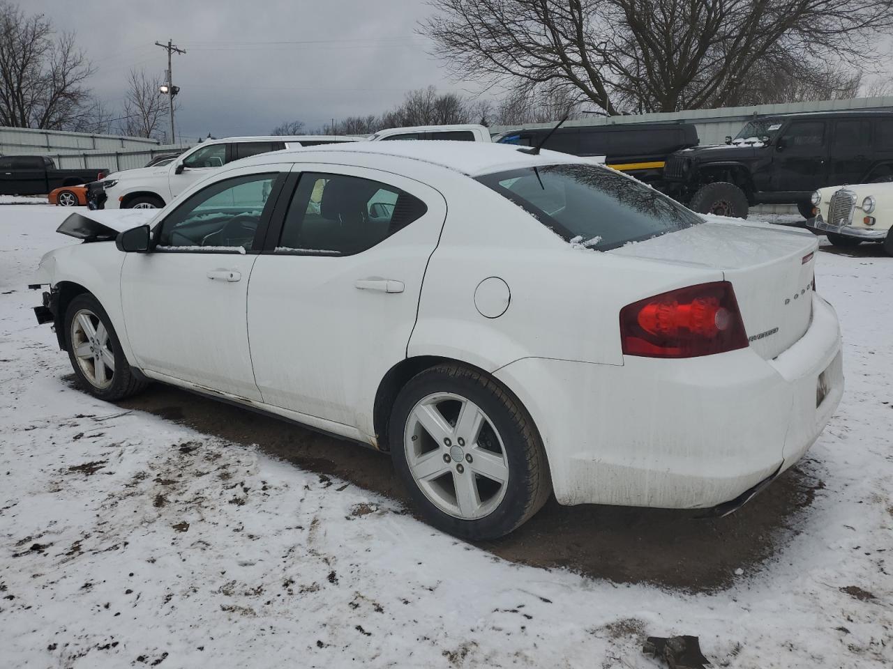 2013 Dodge Avenger VIN 1C3CDZABXDN530186 Copart auction photo, front end / side damage thumbnail 2
